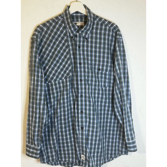 Onward Reserve Men's Long Sleeve Button Down Shooting Patch Rt. Shoulder Size L‎ - Picture 1 of 10